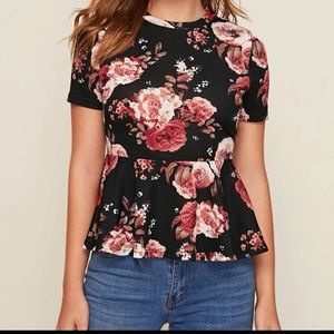 SHEIN Floral Top Size L